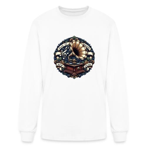 Ornate Phonograph T-Shirt - Men's Long Sleeve T-Shirt