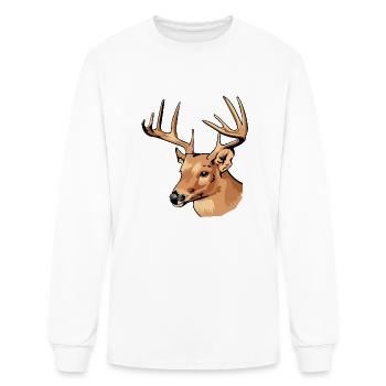 elk 2 - Men's Long Sleeve T-Shirt - white - Front