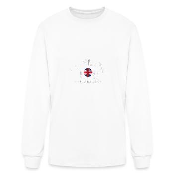 London Uk United Kingdom Union Jack England Souven - Men's Long Sleeve T-Shirt - white - Front