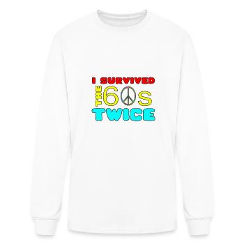 I Survived The Sixties Twice for Christmas - Men's Long Sleeve T-Shirt - white - Front