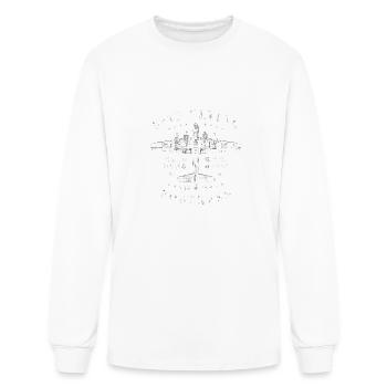 B-17 Flying Fortress Vintage Wwii Aircraft B-17 Bo - Men's Long Sleeve T-Shirt - white - Front