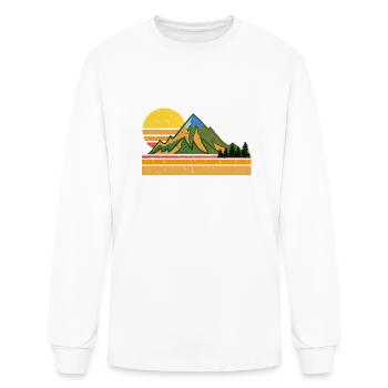 Mountain Sunset Vacation Gift- Aspen Colorado - Men's Long Sleeve T-Shirt - white - Front
