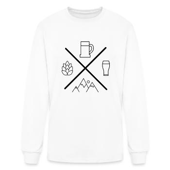 Time for Beer - Men's Long Sleeve T-Shirt - white - Front