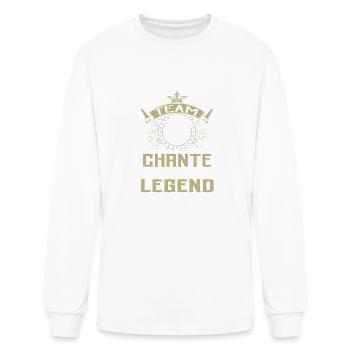 Chante Name T Shirt - Chante Eagle Lifetime Member - Men's Long Sleeve T-Shirt - white - Front