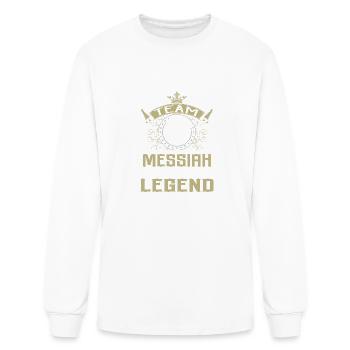 Messiah Name T Shirt - Messiah Eagle Lifetime Memb - Men's Long Sleeve T-Shirt - white - Front