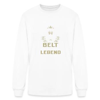 Belt Name T Shirt - Belt Dragon Lifetime Member Le - Men's Long Sleeve T-Shirt - white - Front