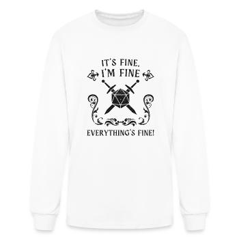 Dungeon Tabletop Gamer Rpg Gaming - Men's Long Sleeve T-Shirt - white - Front