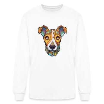 Jack russel - Men's Long Sleeve T-Shirt - white - Front