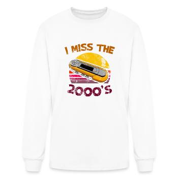 2000s - Men's Long Sleeve T-Shirt - white - Front