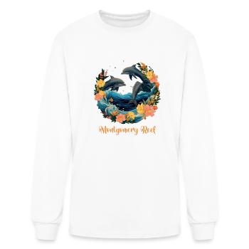 Montgomery Reef - Men's Long Sleeve T-Shirt - white - Front