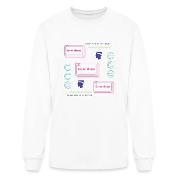 Error Sense - Men's Long Sleeve T-Shirt - white - Front
