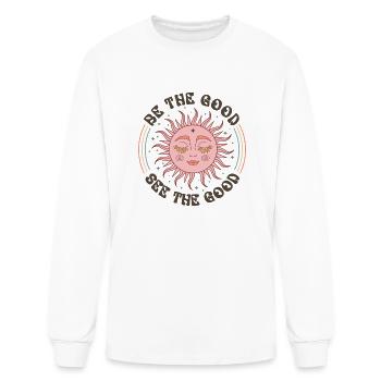 Be The Good See The Good - Men's Long Sleeve T-Shirt - white - Front