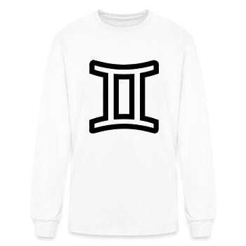 Gemini - Men's Long Sleeve T-Shirt - white - Front