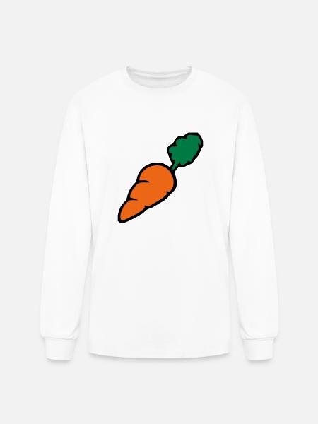 Carrot - Whats up Doc? - Men's Long Sleeve T-Shirt - white