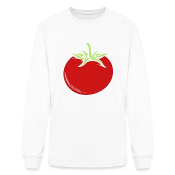 tomato - Men's Long Sleeve T-Shirt - white - Front