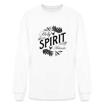 Holy Spitit Activate - Men's Long Sleeve T-Shirt - white - Front