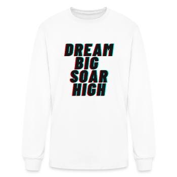 Dare to dream, soar high - Men's Long Sleeve T-Shirt - white - Front
