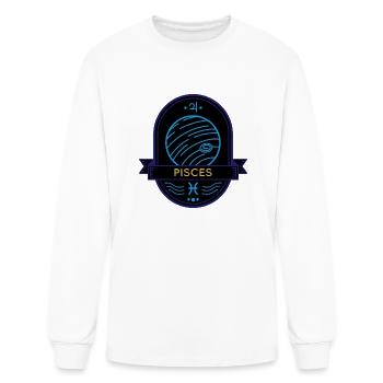Piscis Planet Jupiter - Men's Long Sleeve T-Shirt - white - Front