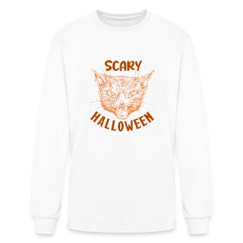 Scary Halloween - Men's Long Sleeve T-Shirt - white - Front