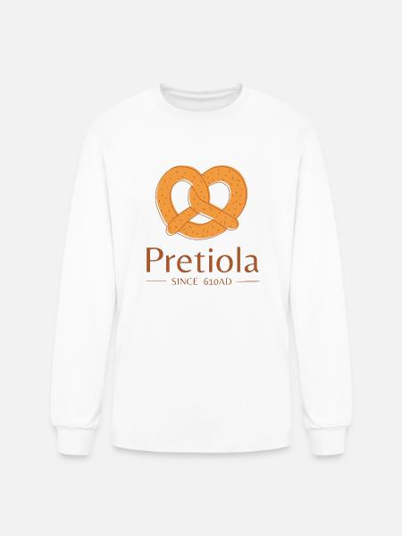 PRETZEL DAY - Men's Long Sleeve T-Shirt - white