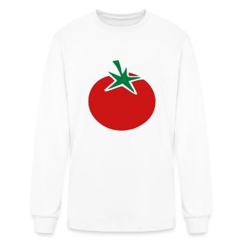 tomato - Men's Long Sleeve T-Shirt - white - Front