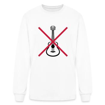 Forbidden guitarist guitar play - Men's Long Sleeve T-Shirt - white - Front