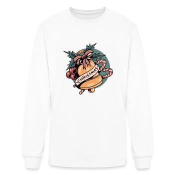 Christmas Bell - Men's Long Sleeve T-Shirt - white - Front