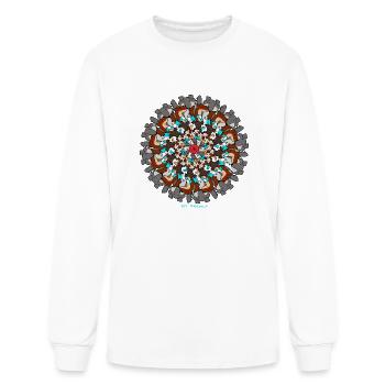 Pet Mandala - Men's Long Sleeve T-Shirt - white - Front