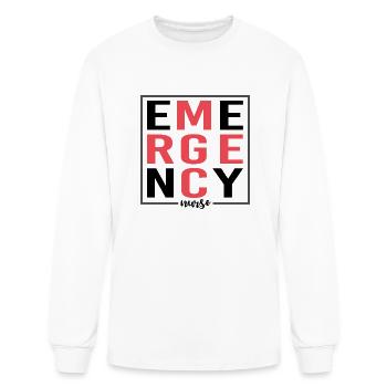 Emergency Nurse - Men's Long Sleeve T-Shirt - white - Front