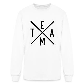 Team - Men's Long Sleeve T-Shirt - white - Front