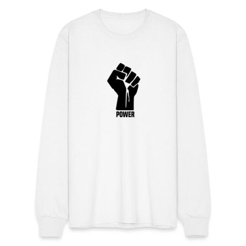 Black Power Fist - Men's Long Sleeve T-Shirt