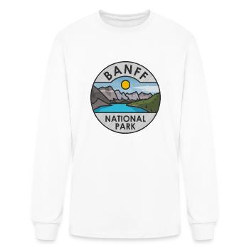 Banff National Park - Men's Long Sleeve T-Shirt - white - Front