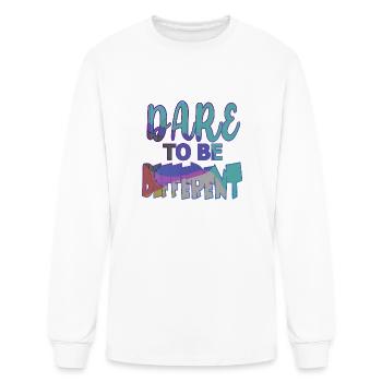 Dare To Be Different - Men's Long Sleeve T-Shirt - white - Front