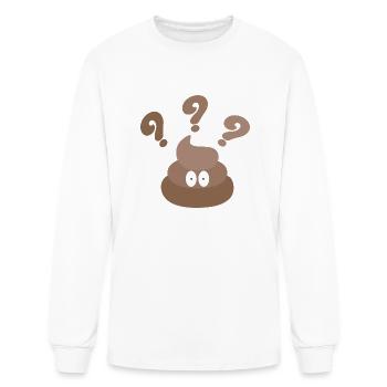 Clueless Mess - Men's Long Sleeve T-Shirt - white - Front
