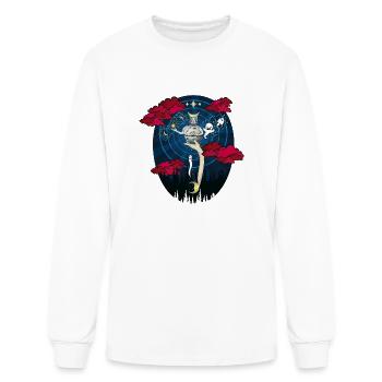 MOONKING - Men's Long Sleeve T-Shirt - white - Front