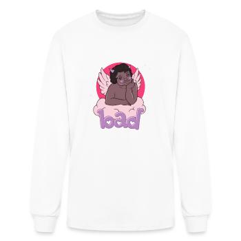 Bad Cherub Purple - Men's Long Sleeve T-Shirt - white - Front