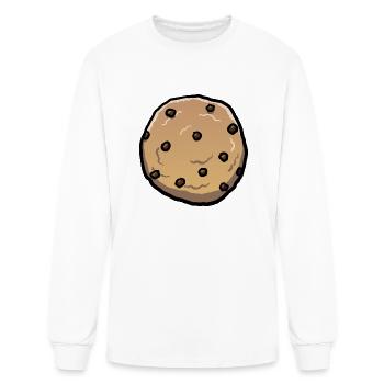 Chocolate Chip Cookie - Men's Long Sleeve T-Shirt - white - Front