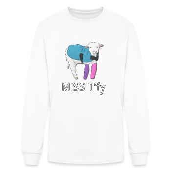 Miss T fy - Men's Long Sleeve T-Shirt - white - Front