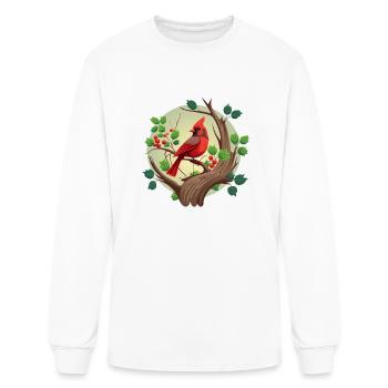 Cardinal - Men's Long Sleeve T-Shirt - white - Front
