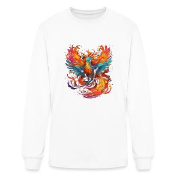 Phoenix Bird Mythical - Men's Long Sleeve T-Shirt - white - Front