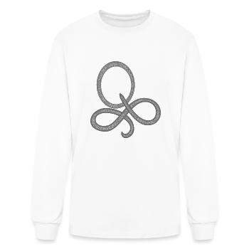 Alphabet Q letter letter Q initial initial Q monog - Men's Long Sleeve T-Shirt - white - Front