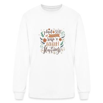 PLANT A SEED OF KINDNESS - Men's Long Sleeve T-Shirt - white - Front