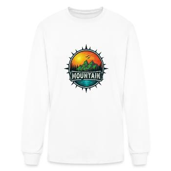 Sunrise Summit - Men's Long Sleeve T-Shirt - white - Front