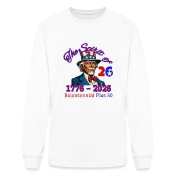 THE SPIRIT OF 26 - BICENTENNIAL PLUS 50 - Men's Long Sleeve T-Shirt - white - Front