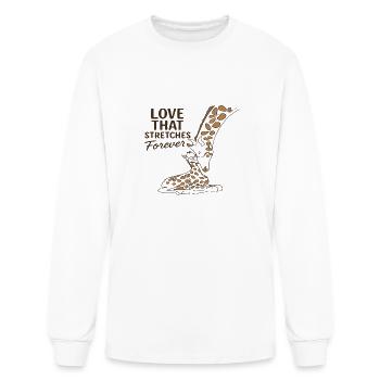Love That Stretches Forever - Men's Long Sleeve T-Shirt - white - Front