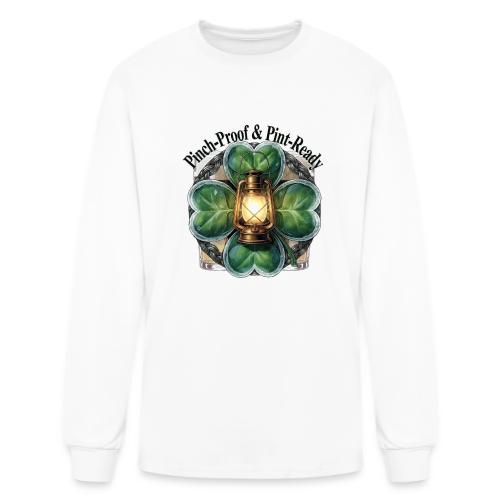 Pinch-Proof Lantern Clover T-Shirt - Men's Long Sleeve T-Shirt