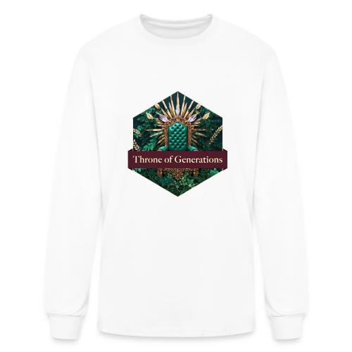 Women’s Day Vine Throne T Shirt, Gift for Grandma - Men's Long Sleeve T-Shirt