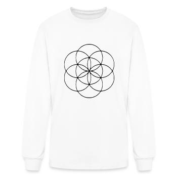 seed of life - Men's Long Sleeve T-Shirt - white - Front