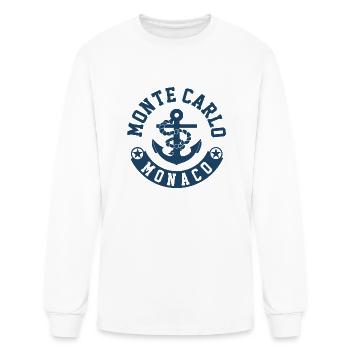 Monte Carlo Monaco - Men's Long Sleeve T-Shirt - white - Front