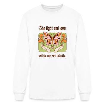 Butterfly - Men's Long Sleeve T-Shirt - white - Front